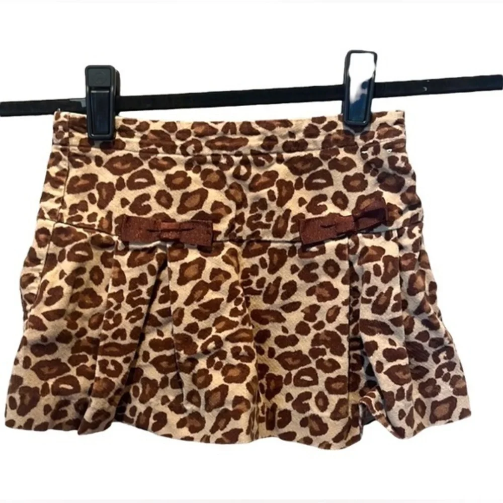 Gymboree Girl’s Teacher’s Pet Leopard Print Skirt Skort Size 3